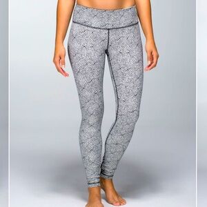 Lululemon Wunder Under Pant - Plush Petal Deep Coal Ghost- size 4